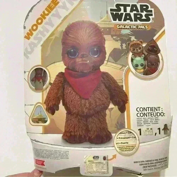 New Mattel STAR WARS Galactic Pals Baby Wookiee 11" Plush Doll Chewbacca - Picture 4 of 7